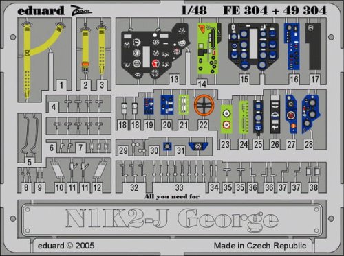 Go to product EDUARD FE304 - 1:48 N1K2-J George