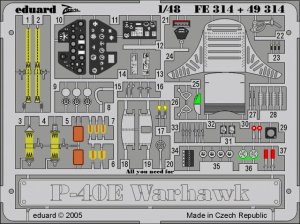 EDUARD FE314 - 1:48 P-40E