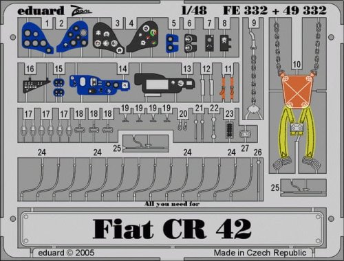 Go to product EDUARD FE332 - 1:48 CR 42 Falco