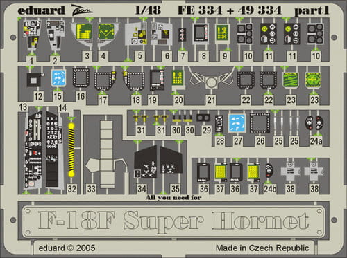 Go to product EDUARD FE334 - 1:48 F/A-18F