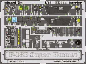 EDUARD FE344 - 1:48 F-18E interior