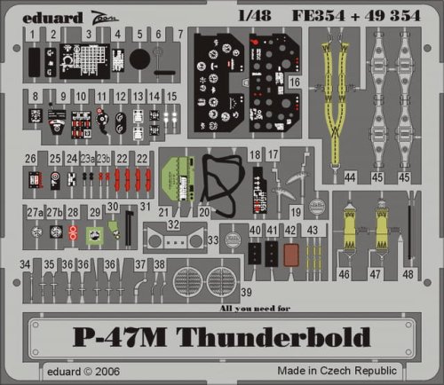 Go to product EDUARD FE354 - 1:48 P-47M
