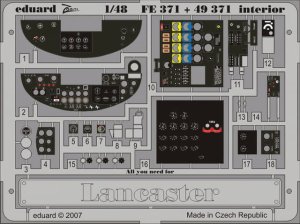 EDUARD FE371 - 1:48 Lancaster interior