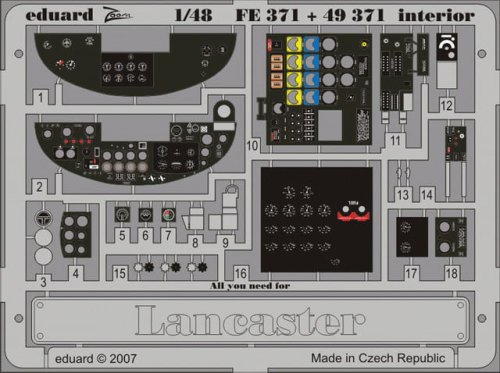 Go to product EDUARD FE371 - 1:48 Lancaster interior