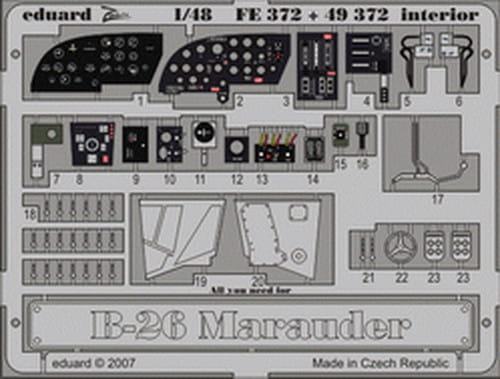 Go to product EDUARD FE372 - 1:48 B-26 interior