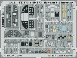 EDUARD FE373 - 1:48 Wyvern S.4 interior