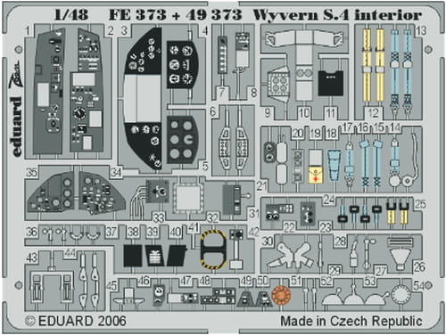 Go to product EDUARD FE373 - 1:48 Wyvern S.4 interior