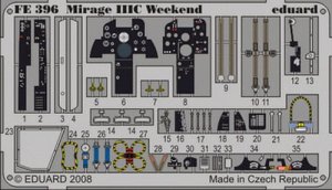 EDUARD FE396 - 1:48 Mirage IIIC Weekend