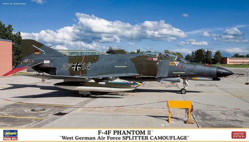 Go to product Hasegawa 02443 - 1:72 F-4F Phantom II West German Air Force Splitter Camouflage