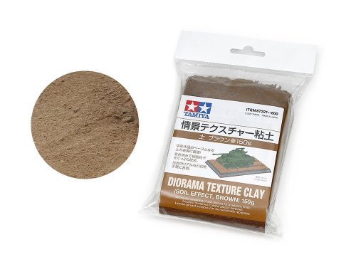 Go to product Tamiya 87221 - Diorama Texture Clay Soil Effect - Brown