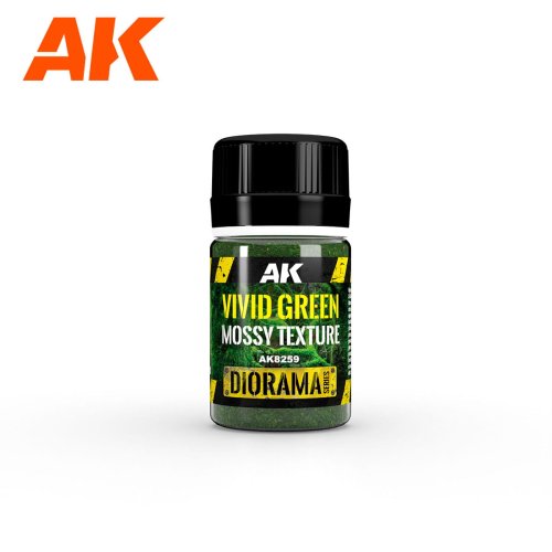 Go to product AK Interactive 8259 - Vivid Green Mossy Texture 35 ml