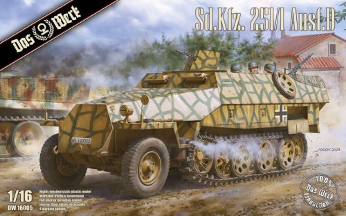 Go to product Das Werk DW16005 - 1:16 Sd.Kfz.251/1 Ausf.D German WW2 Halftrack