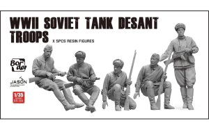 Border BR004 - 1:35 WWII Soviet Tank Desant Troops