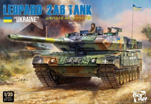 Go to product Border BT031 - 1:35 Leopard 2A6 Tank Ukraine