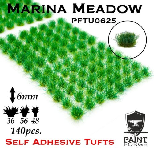 Go to product Paint Forge TU0625 - Kępy traw 6 mm x 120 szt - Marine Meadow
