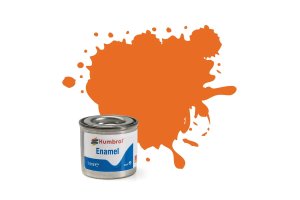 HUMBROL 046 - Enamel paint matt Orange 14 ml