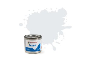 HUMBROL 191 - Enamel paint metallic Chrome Silver 14 ml