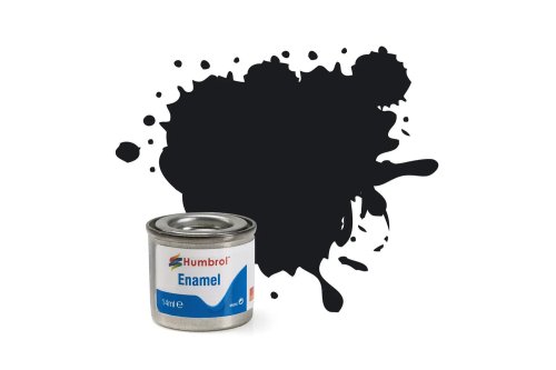 Go to product HUMBROL 021 - Enamel paint gloss Black 14 ml