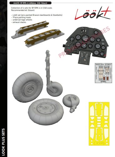 Go to product Eduard 644233 - 1:48 Bf 109K-4 LööKplus