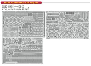 Eduard BIG5368 - 1:350 USS Missouri BB-63