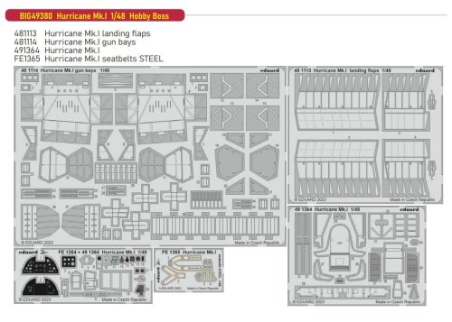 Go to product Eduard BIG49380 - 1:48 Hurricane Mk.I