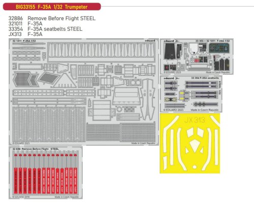 Go to product Eduard BIG33155 - 1:32 F-35A