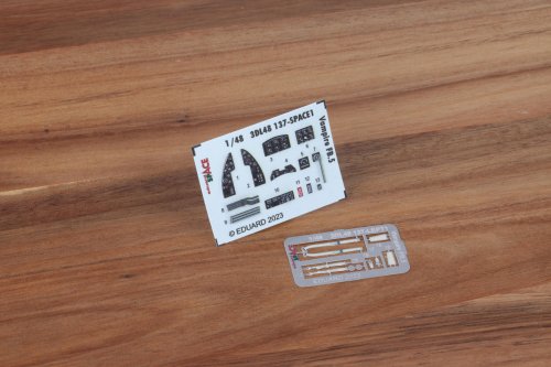 Go to product Eduard 3DL48137 - 1:48 Vampire FB.5 Space 3D Decals + PE