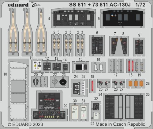 Go to product Eduard SS811 - 1:72 AC-130J