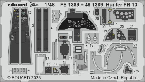 Go to product Eduard FE1389 - 1:48 Hunter FR.10