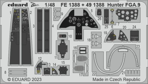 Go to product Eduard FE1388 - 1:48 Hunter FGA.9