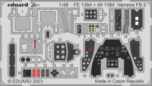 Eduard FE1384 - 1:48 Vampire FB.5