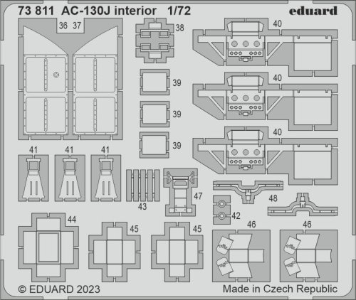 Go to product Eduard 73811 - 1:72 AC-130J interior