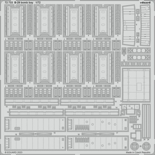 Go to product Eduard 72733 - 1:72 B-29 bomb bay