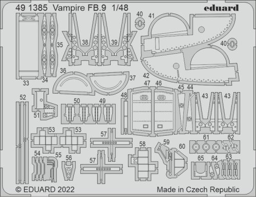 Go to product Eduard 491385 - 1:48 Vampire FB.9