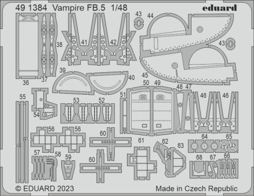 Go to product Eduard 491384 - 1:48 Vampire FB.5