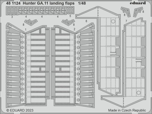 Go to product Eduard 481124 - 1:48 Hunter GA.11 landing flaps