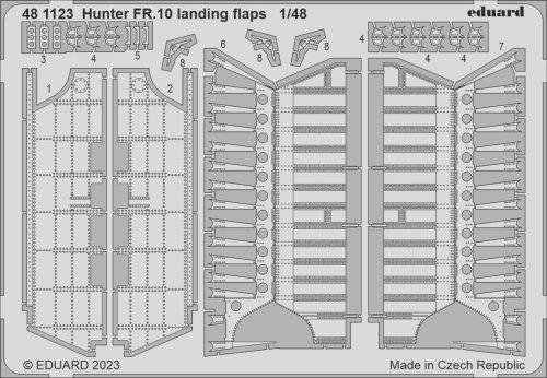 Go to product Eduard 481123 - 1:48 Hunter FR.10 landing flaps