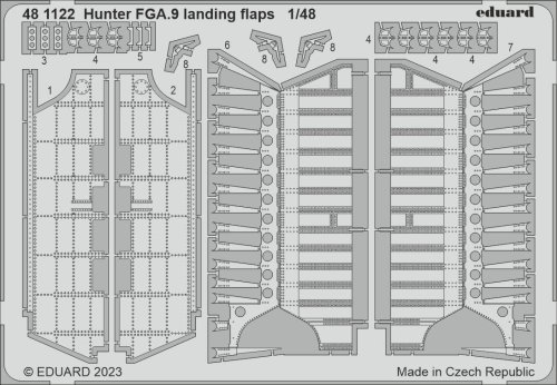 Go to product Eduard 481122 - 1:48 Hunter FGA.9 landing flaps