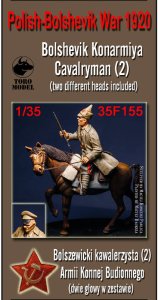Toro Model 35F155 - 1:35 Wojna Polsko-Bolszewicka 1920 - Bolszewicki kawalerzysta Armii Konnej Budionnego