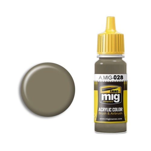 Go to product AMMO MIG 028 - Ral7050 F7 German Grey Beige - acrylic paint 17ml