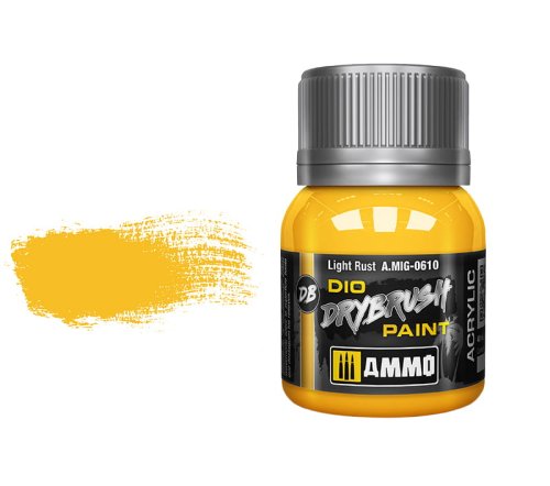 Go to product AMMO MIG 0610 - Dio Drybrush Light Rust 40 ml.
