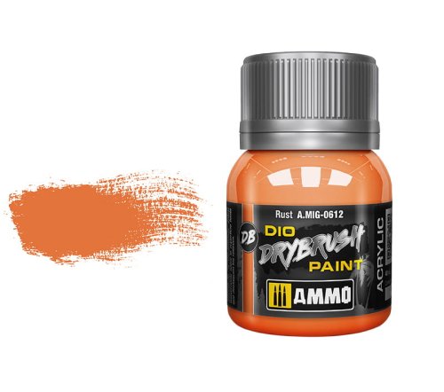 Go to product AMMO MIG 0612 - Dio Drybrush Rust 40 ml.
