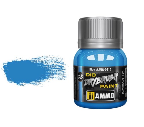 Go to product AMMO MIG 0615 - Dio Drybrush Blue 40 ml.