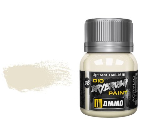 Go to product AMMO MIG 0616 - Dio Drybrush Light Sand 40 ml.