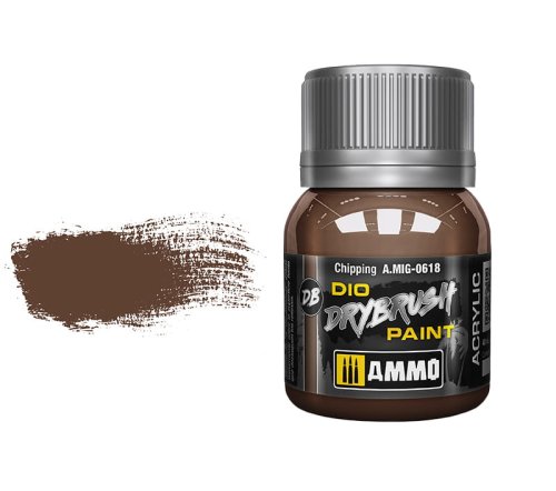 Go to product AMMO MIG 0618 - Dio Drybrush Chipping 40 ml.