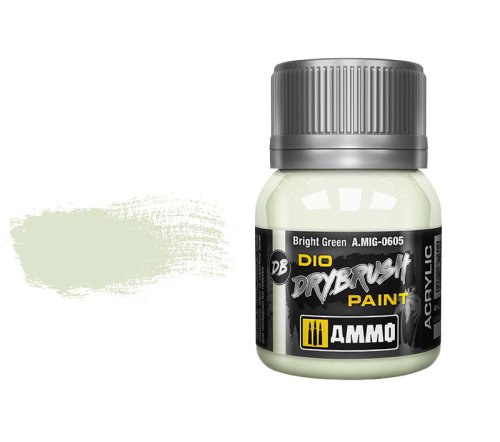 Go to product AMMO MIG 0605 - Dio Drybrush Bright Green 40 ml.