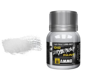 AMMO MIG 0621 - Dio Drybrush Light Metal 40 ml.