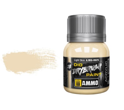 Go to product AMMO MIG 0625 - Dio Drybrush Light Skin 40 ml.