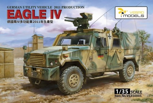 Go to product Vespid Models VS350001S - 1:35 Eagle IV German Utility Vehicle 2011 Production - Deluxe Edition