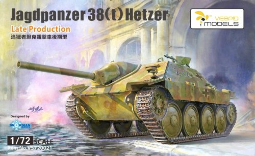 Go to product Vespid Models VS720021 - 1:72 Jagdpanzer 38(t) Hetzer - Late Production